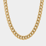 12mm Miami Cuban Chain - Gold - Luxsy Jewels