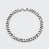 5mm Miami Cuban Bracelet - Silver - Luxsy Jewels