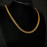 5mm Miami Cuban Chain - Gold - Luxsy Jewels