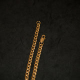 5mm Miami Cuban Chain - Gold - Luxsy Jewels