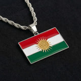 Kurdistan Flag Pendant