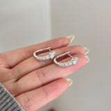 Pear Cut Huggies - Moissanite