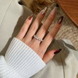Heart Eternity Ring - Moissanite