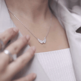 Angel Wing Pendant - 925 Silver - Luxsy Jewels
