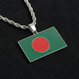 Bangladesh Flag Pendant - Luxsy Jewels