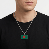 Bangladesh Flag Pendant - Luxsy Jewels