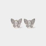 Butterfly Earrings - 925 Silver - Luxsy Jewels