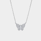 Butterfly Necklace - 925 Silver - Luxsy Jewels