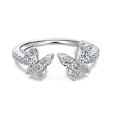 Butterfly Ring - Moisannite - Luxsy Jewels
