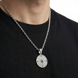 Compass Chain - White Gold - Luxsy Jewels