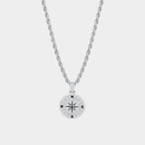 Compass Chain - White Gold - Luxsy Jewels