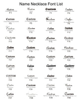 Custom Bar Necklace - Luxsy Jewels