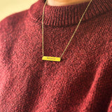 Custom Bar Necklace - Luxsy Jewels