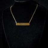 Custom Bar Necklace - Luxsy Jewels
