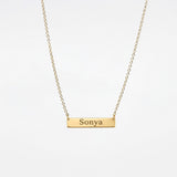 Custom Bar Necklace - Luxsy Jewels