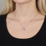 Eternal Heart Pendant - Moissanite - Luxsy Jewels