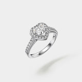 Forever Heart Ring - Moissanite - Luxsy Jewels