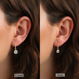 Gold Lumi Drop Earrings - Moisannite - Luxsy Jewels