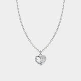 Heart Necklace - 925 Silver - Luxsy Jewels