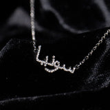 Iced Arabic Name Necklace - Luxsy Jewels