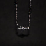 Iced Arabic Name Necklace - Luxsy Jewels