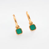 Malachite Earrings - Luxsy Jewels