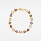Multi-Colour Heart Bracelet - Luxsy Jewels