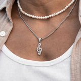 Musical Clef Pendant - Luxsy Jewels