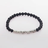 Nairobi Bracelet - Silver & Black - Luxsy Jewels