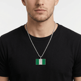 Nigeria Flag Pendant - Luxsy Jewels