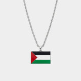 Palestine Flag Pendant - Luxsy Jewels