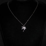 Palm Tree Necklace - 925 Silver - Luxsy Jewels