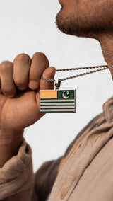 {PRE - ORDER} Kashmir Flag Pendant - Luxsy Jewels