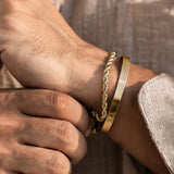 Rope Bracelet - Gold - Luxsy Jewels