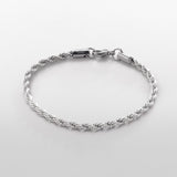 Rope Bracelet - Silver - Luxsy Jewels