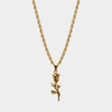 Rose Necklace - Gold - Luxsy Jewels
