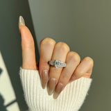 Sarinnah Oval Ring - Moissanite - Luxsy Jewels
