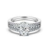 Sarinnah Oval Ring - Moissanite - Luxsy Jewels