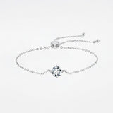 Solitaire Slider Bracelet - Moissanite - Luxsy Jewels