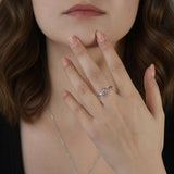 Trinity Ring - Moissanite - Luxsy Jewels