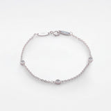 Triple Stone Aaliyah Bracelet - 925 Silver - Luxsy Jewels