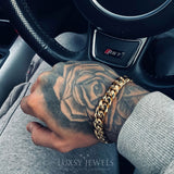 12mm Miami Cuban Bracelet - Gold - Luxsy Jewels