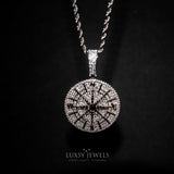 Luxsy Compass Necklace - White Gold - Luxsy Jewels