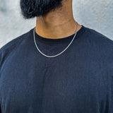 2.5mm Rope Chain - Silver - Luxsy Jewels