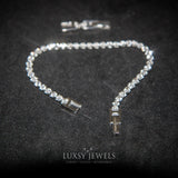 3mm Tennis Bracelet - Silver - Luxsy Jewels