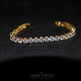 5mm Tennis Bracelet - Gold - Luxsy Jewels