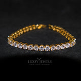 5mm Tennis Bracelet - Gold - Luxsy Jewels