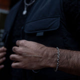 6mm Toggle Bracelet - Silver - Luxsy Jewels