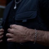 6mm Toggle Bracelet - Silver - Luxsy Jewels