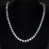 Luxsy 5mm Tennis Chain - White Gold - Luxsy Jewels